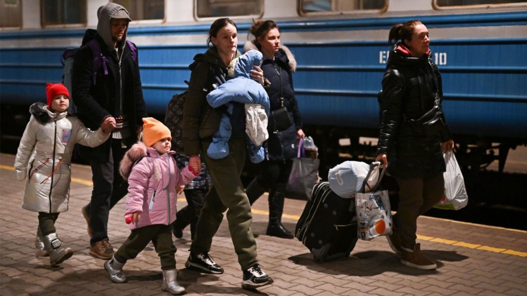 Britain’s government has said the villages in Lviv in western Ukraine and Poltava in central Ukraine would be able to house more than 700 people