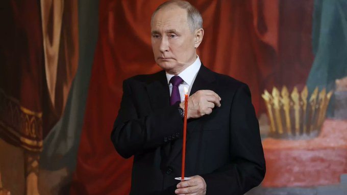 Putin's neck scar
