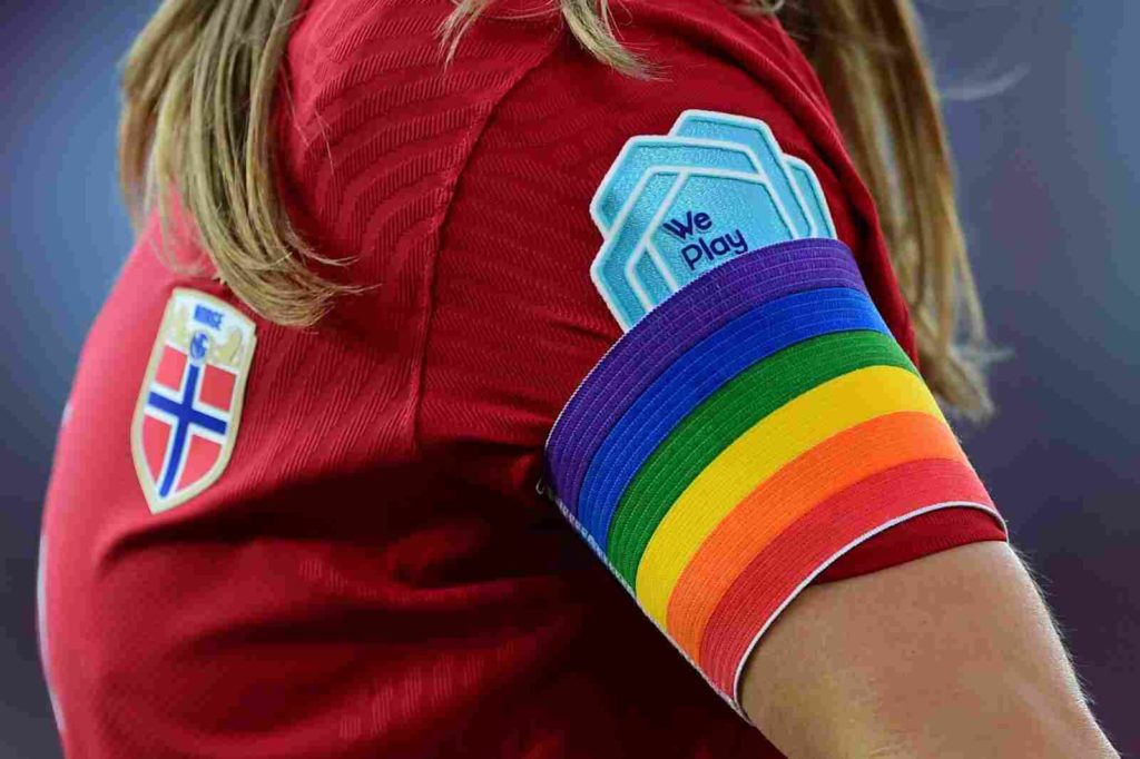 Rainbow armband in Women’s World Cup