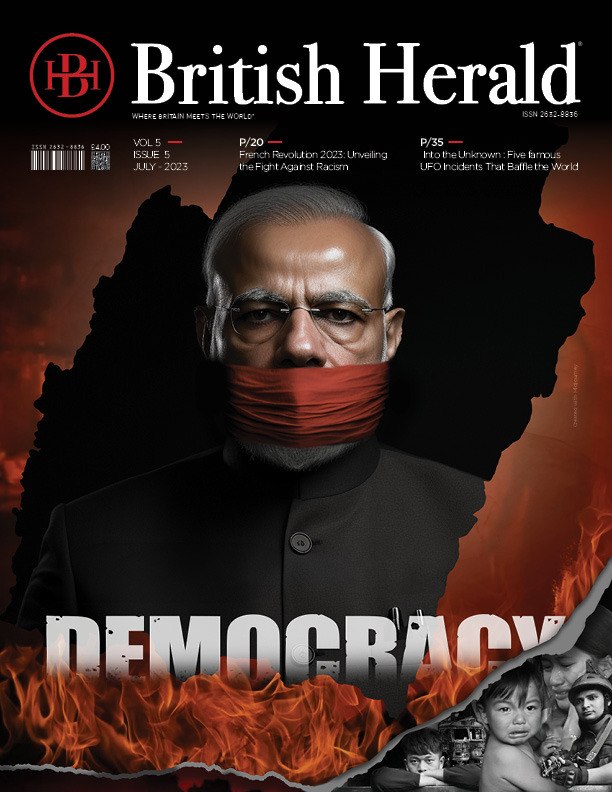 British Herald Featuring Narendra Modi on Magazine cover. 